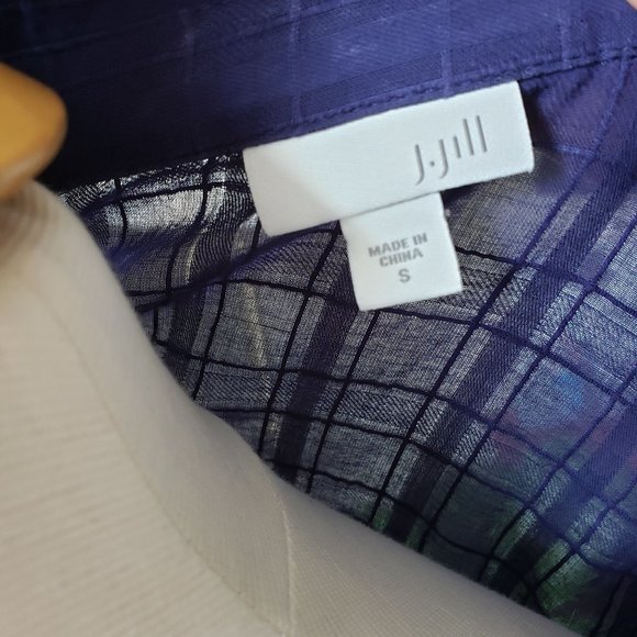 J. Jill size small Blue button down - Picture 3 of 3